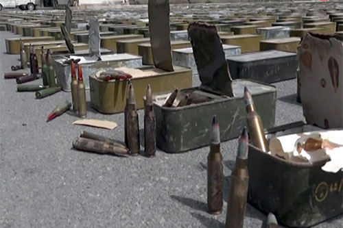 Incautado armamento israelí destinado a los terroristas en Siria